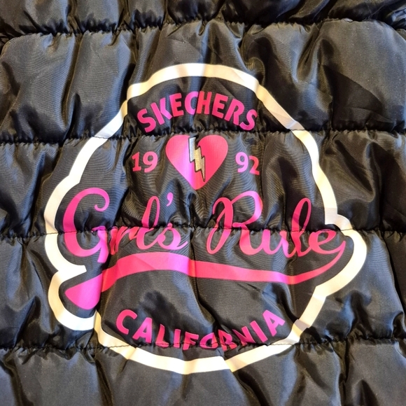 Skechers girls size 18 months new black jacket perfect spring or fall weight NWT - Picture 6 of 6